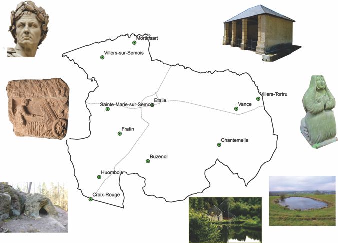 Couverture du document sur les points d'intérêt de la commune d'Etalle